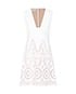 Stella McCartney Aline Broderie Anglasise Mini Dress, front view