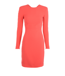 Stella McCartney Backless Dress, Rayon, Pink, UK6, 2*