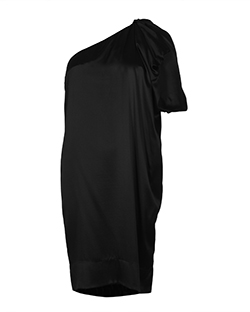Stella McCartney Bow Dress, Silk, Black, UK 14