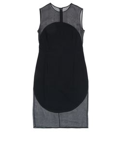 Stella McCartney Mesh Paneled Dress, Rayon, Black, UK4, 3*