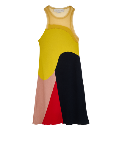 Stella McCartney Colour-Block Ribbed Dress, front view