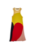 Stella McCartney Colour-Block Ribbed Dress, back view