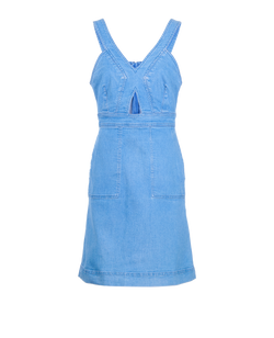 Stella McCartney Denim Dress, Cotton, Blue, UK16, 3*