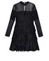 Temperley Comtance Tiered Mini Dress, back view