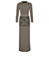 Temperley Knitted Maxi Dress, back view