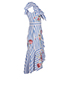 Temperley Bella Embroidered Midi Dress, side view