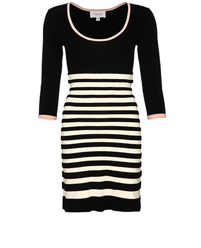 Temperley Striped Knitted Dress, front view