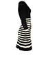 Temperley Striped Knitted Dress, side view