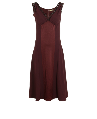 Bottega Veneta Midi Dress, &pound;250, Clothing, Red, Acetate/Polyester (Polymer), Front view