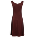 Bottega Veneta Midi Dress, &pound;250, Clothing, Red, Acetate/Polyester (Polymer), Back view