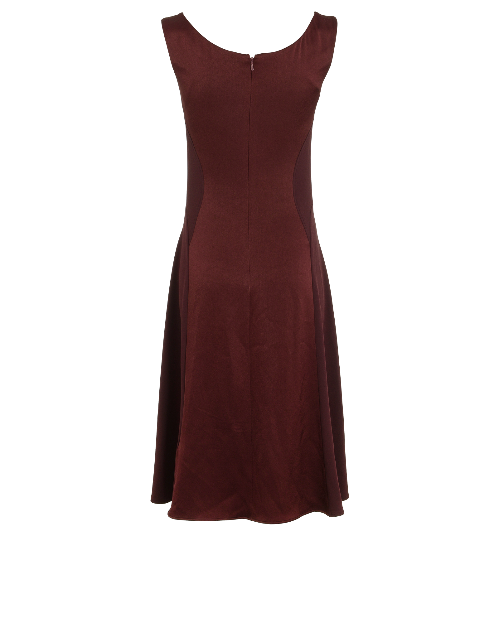 Bottega Veneta Midi Dress, &pound;250, Clothing, Red, Acetate/Polyester (Polymer), Back view