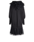 REDValentino Tulle Hoodie Dress, back view