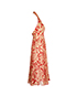 Valentino Pleated Halter Dress, side view