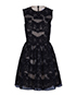 REDValentino Lace Overlay Dress, front view