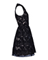 REDValentino Lace Overlay Dress, side view
