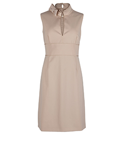 REDValentino Structured Dress, Polyester/Wool, Nude, UK 16