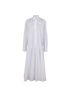 Valentino Tie-Waist Shirt Dress, &pound;250, Clothing, White, Cotton/Polyester Mix, Front view