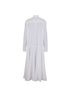 Valentino Tie-Waist Shirt Dress, &pound;250, Clothing, White, Cotton/Polyester Mix, Back view
