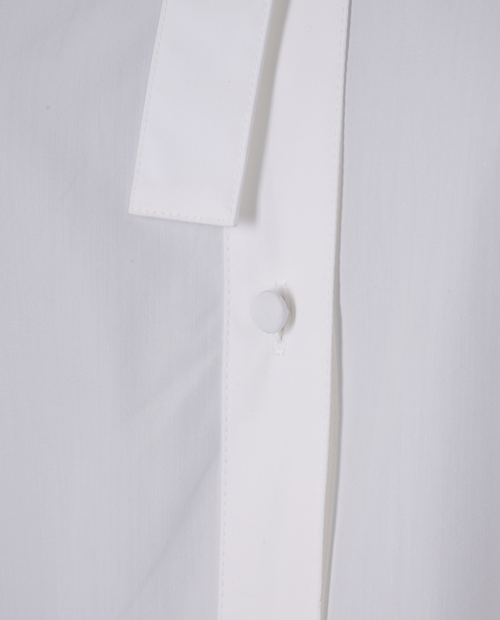 Valentino Tie-Waist Shirt Dress, &pound;250, Clothing, White, Cotton/Polyester Mix, Other view