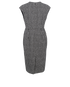 Valentino V Logo Midi Dress, back view