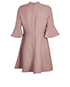 Valentino 3/4 Sleeve Dress, back view