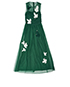 Red Valentino Bird Embroidered Dress, front view
