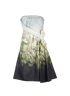 Valentino Printed Bardot Dress, front view