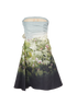 Valentino Printed Bardot Dress, back view