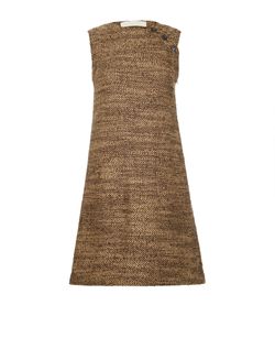 Valentino Pencil Dress, Wool, Brown, UK6, 3*