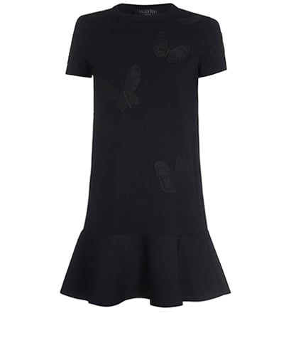 Valentino Butterfly Applique LB Dress, front view