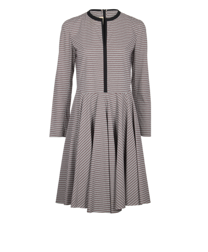 Marni Geometric Print V-Neck Dress, front view