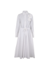 Valentino Blossom Shirt Dress, &pound;250, Clothing, White, Cotton, Front view