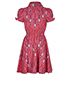 Valentino x Zandra Rhodes Lipstick Dress, front view