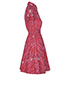 Valentino x Zandra Rhodes Lipstick Dress, side view