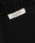 Valentino Crochet Neckline Sleeveless Dress, &pound;220, Clothing, Black, Polyester/Viscose, Other view