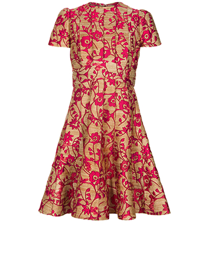 Valentino Embroidered Panelled Dress, front view