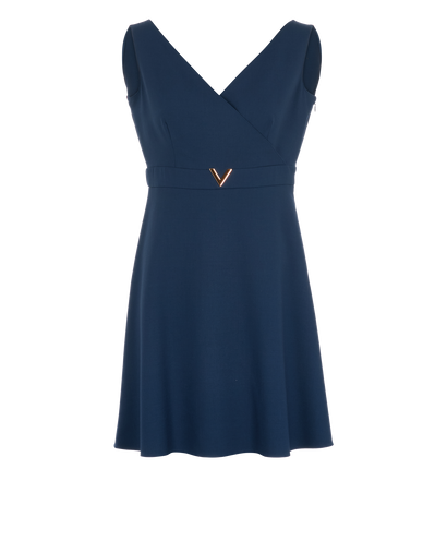 Valentino V Logo Mini Dress, front view