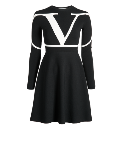 Valentino V Logo Dress, front view