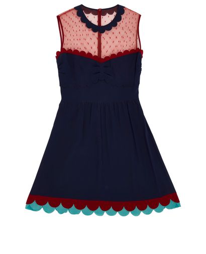Red Valentino Lace Panelled Dress, front view