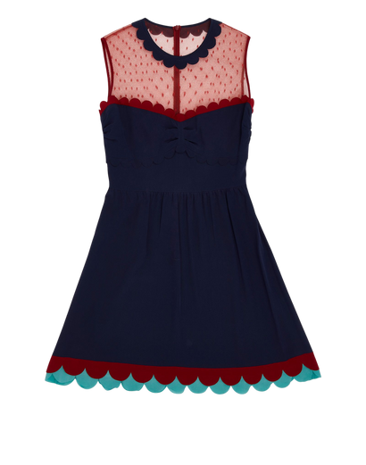Red Valentino Lace Panelled Dress, front view
