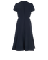 Valentino Embellished Midi Dress, &pound;280, Clothing, Navy, Wool, Back view