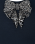 Valentino Embellished Midi Dress, &pound;280, Clothing, Navy, Wool, Other view