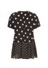 Red Valentino Polka Dot Shift Dress, back view