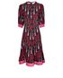 Valentino Printed Lipstick Dress, front view