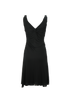 Versace Flower Silk Dress, back view