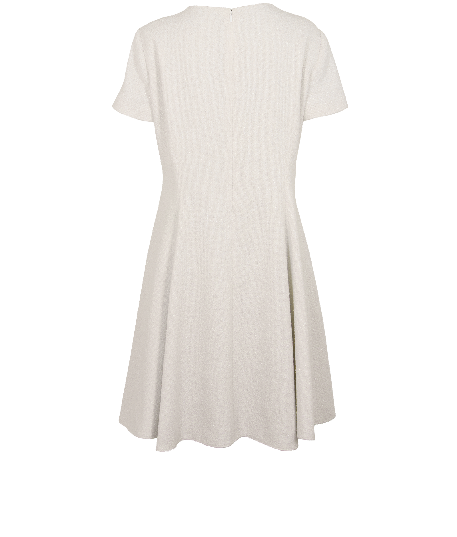 Versace Belted Medusa Dress, &pound;180, Clothing, White, Cotton, Back view