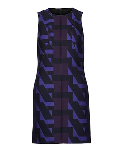 Versace Asymmetric Design Sleeveless Dress, front view
