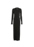 Versace Cut-Out Hooded Dress, front view
