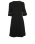 Versace Embellished Sleeves Dress, front view