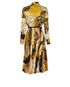 Versace Acantus Heritage Pleats Shirt Dress, back view